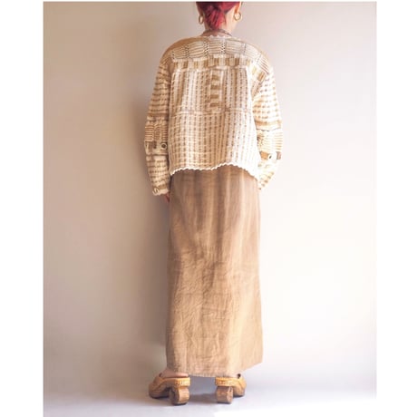 "Coldwater Creek" jute woven design jacket