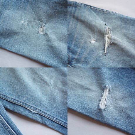 70s made in USA Levi's 646 cutoff denim