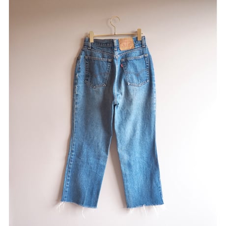 80s made in USA Levi's 505 damage denim