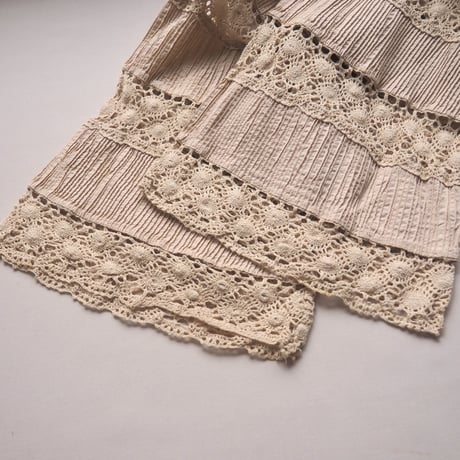 70s mexican crochet maxi dress
