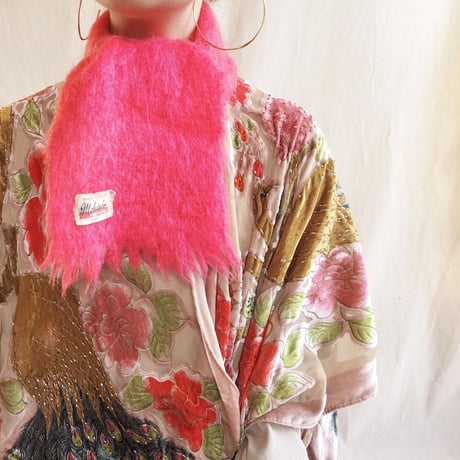 vintage scottish mohair muffler