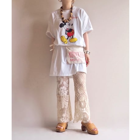 70〜80s "Velva Sheen" oversized mickey t-shirts
