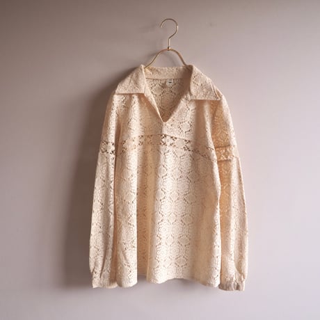 made in Finland lace blouse