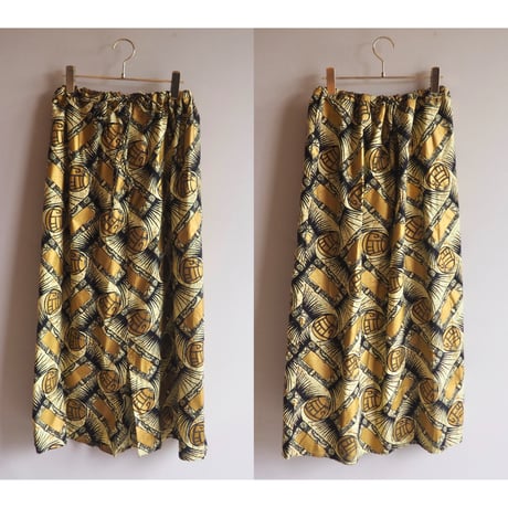 "The African Village" big collar tunic dress & skirt (GD×LYE)