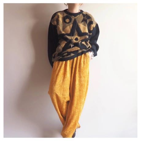 80s〜 star design sweater