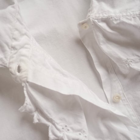 1900s〜 edwardian ruffle lace night blouse
