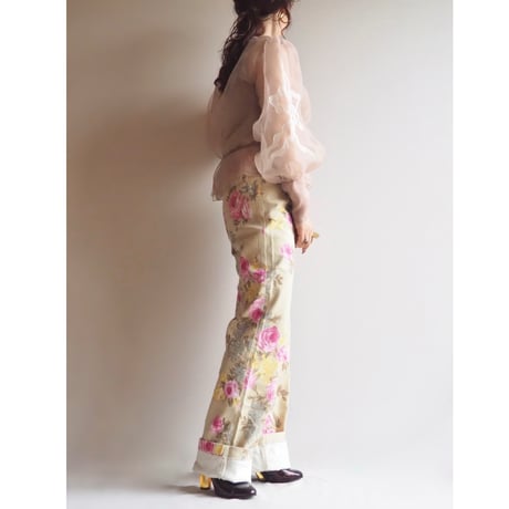 vintage floral pants