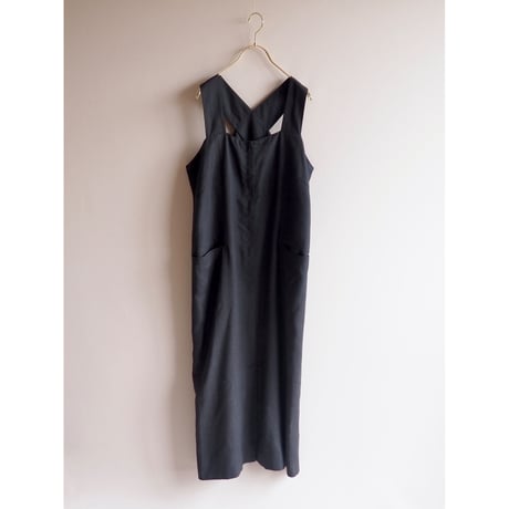 "Jean Claire" linen back design maxi dress