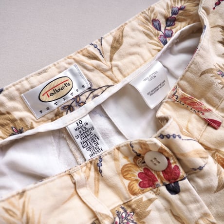 ”Talbot" floral cotton pants