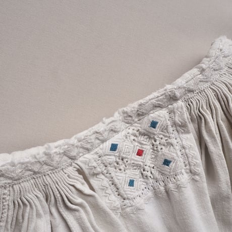 vintage romanian embroidered midi dress