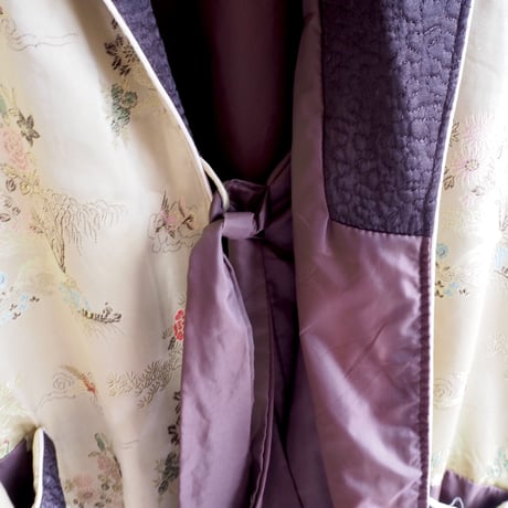60s chinese embroidered robe