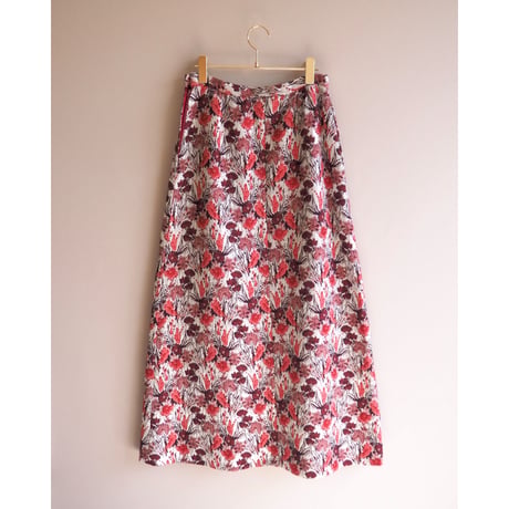 70s "Nelly De Grab" metallic tapestry maxi skirt