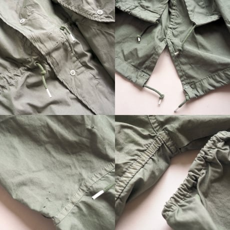 80s U.S army snow camo parka (over dyed/OV)