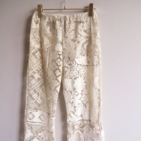original remake patchwork lace pants (B)