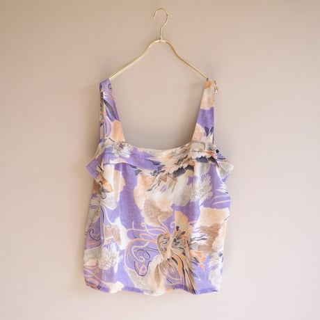 vintage "HARDOB" abstract print tops & robe