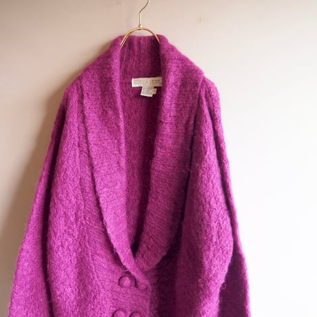 vintage mohair long cardigan