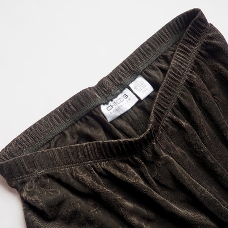 "CHICO'S" botanical textured easy pants