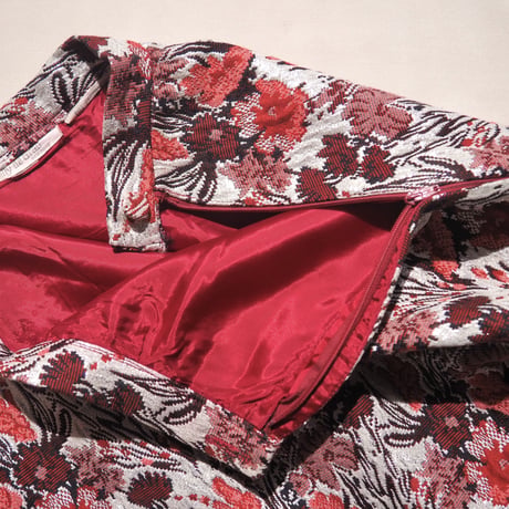 70s "Nelly De Grab" metallic tapestry maxi skirt