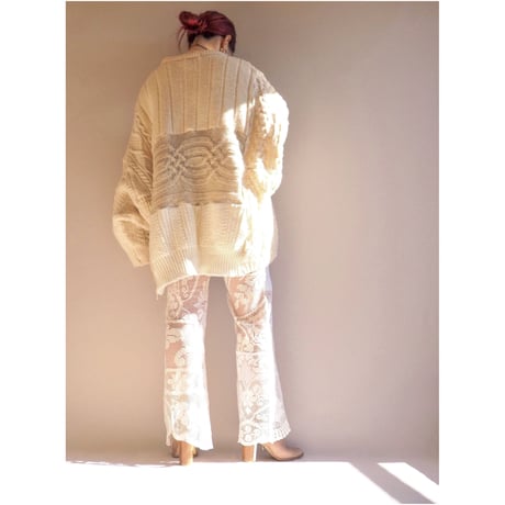 original remake patchwork lace pants (A)