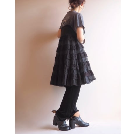 60s〜 "Fantasy LINGERIE" lace tiered panier