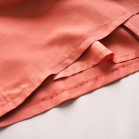 80〜90s "C&A" stand collar silk coat