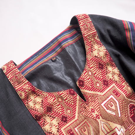 vintage embroidered kaftan dress