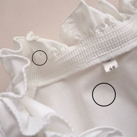"Erba" puff sleeve ruffle blouse