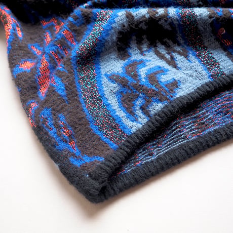 "Connexion Au Contraire" metallic abstract sweater