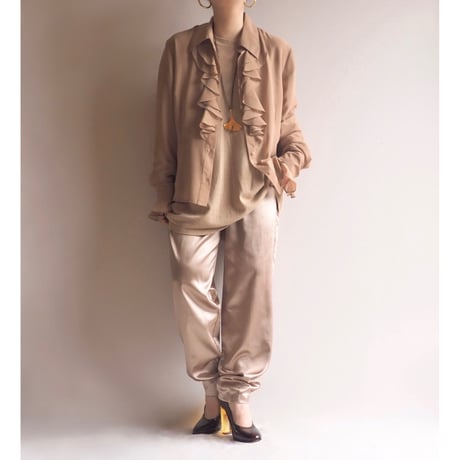 "Craig Clothing Co." satin easy pants