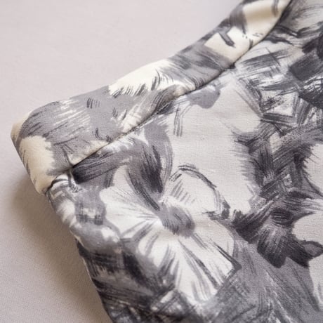"ADRIENNE VITTADINI" silk floral maxi skirt