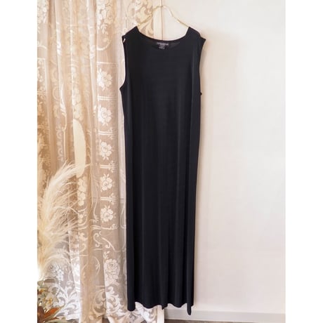 "Impressions" elastic sleeveless maxi dress