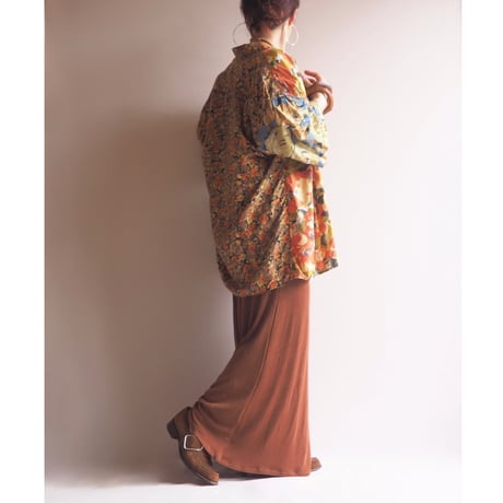 made in Italy floral patchwork blouse