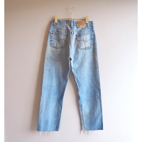 90s made in USA Levi's 501 damage denim
