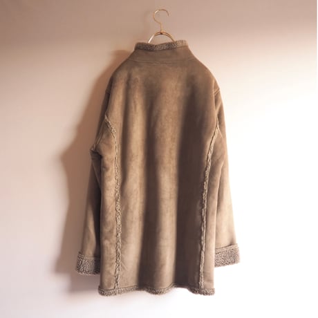 80〜90s "L.L.Bean" faux mouton coat