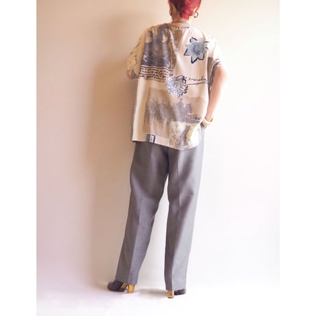 "HARDOB" abstract print blouse
