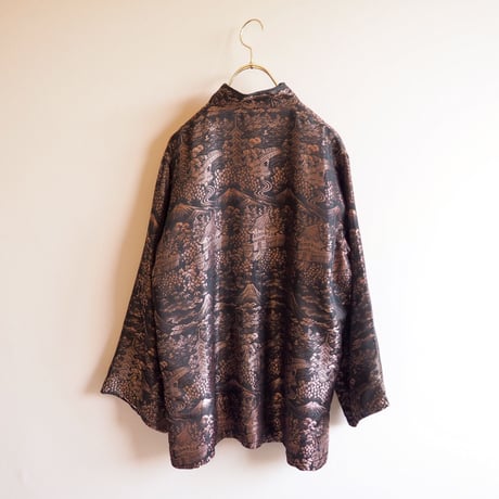 70s chinese brocade tassel jacket