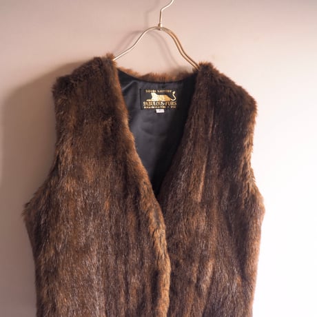"Donna Salyers" faux fur vest