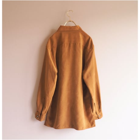 "White Stag"  brown faux suède shirts