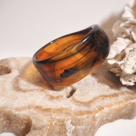 70s  plastic tortoiseshell bangle