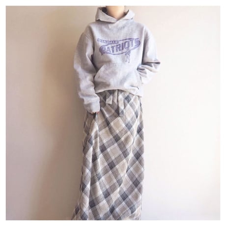 90s〜 "Russel Athletic" print sweat parka