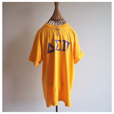 90s "Screen Stars"  Alpha Beta print t-shirts (YE)