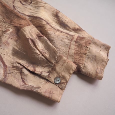 "Chico's design" abstract oversized sheer blouse
