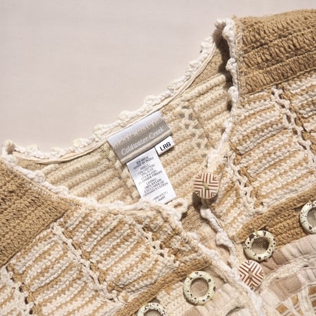 "Coldwater Creek" jute woven design jacket