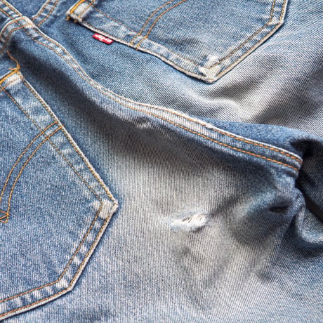90s made in USA Levi's 501 damage denim pants