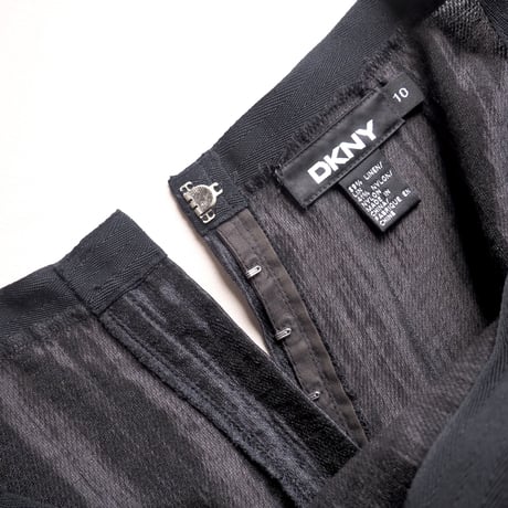 "DKNY" linen design maxi skirt