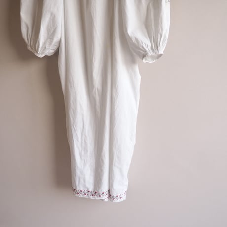 vintage ukrainian embroidered midi dress