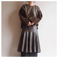 vintage leather switching tops