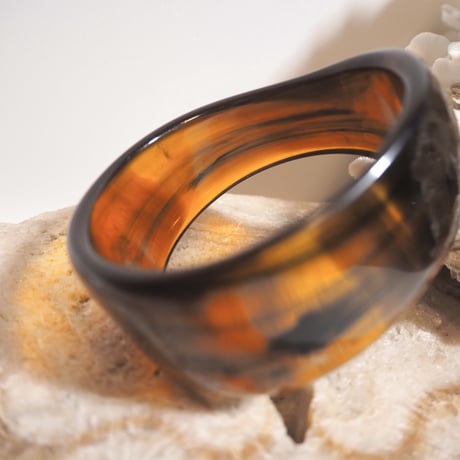70s  plastic tortoiseshell bangle