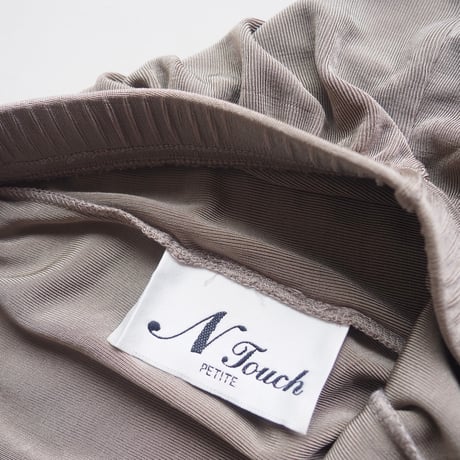 "N Touch petite" textured easy pants