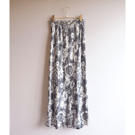 "ADRIENNE VITTADINI" silk floral maxi skirt